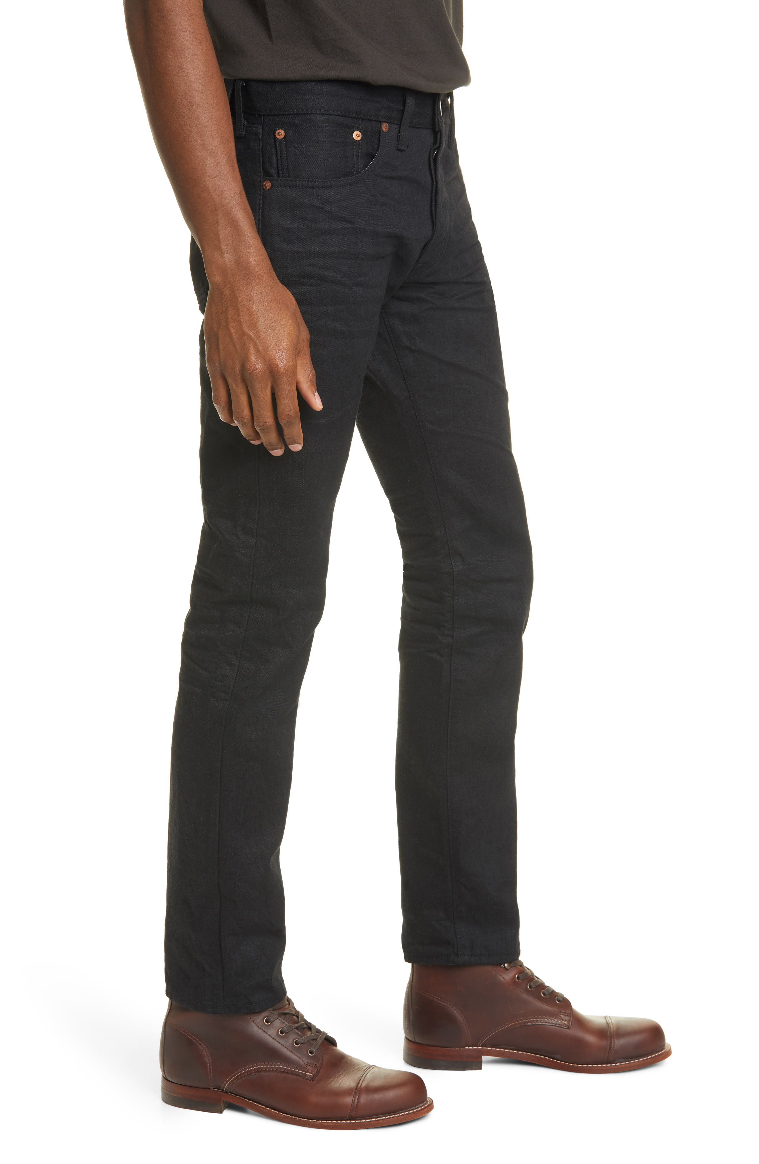 RRL Slim Fit Selvedge Jeans - 3