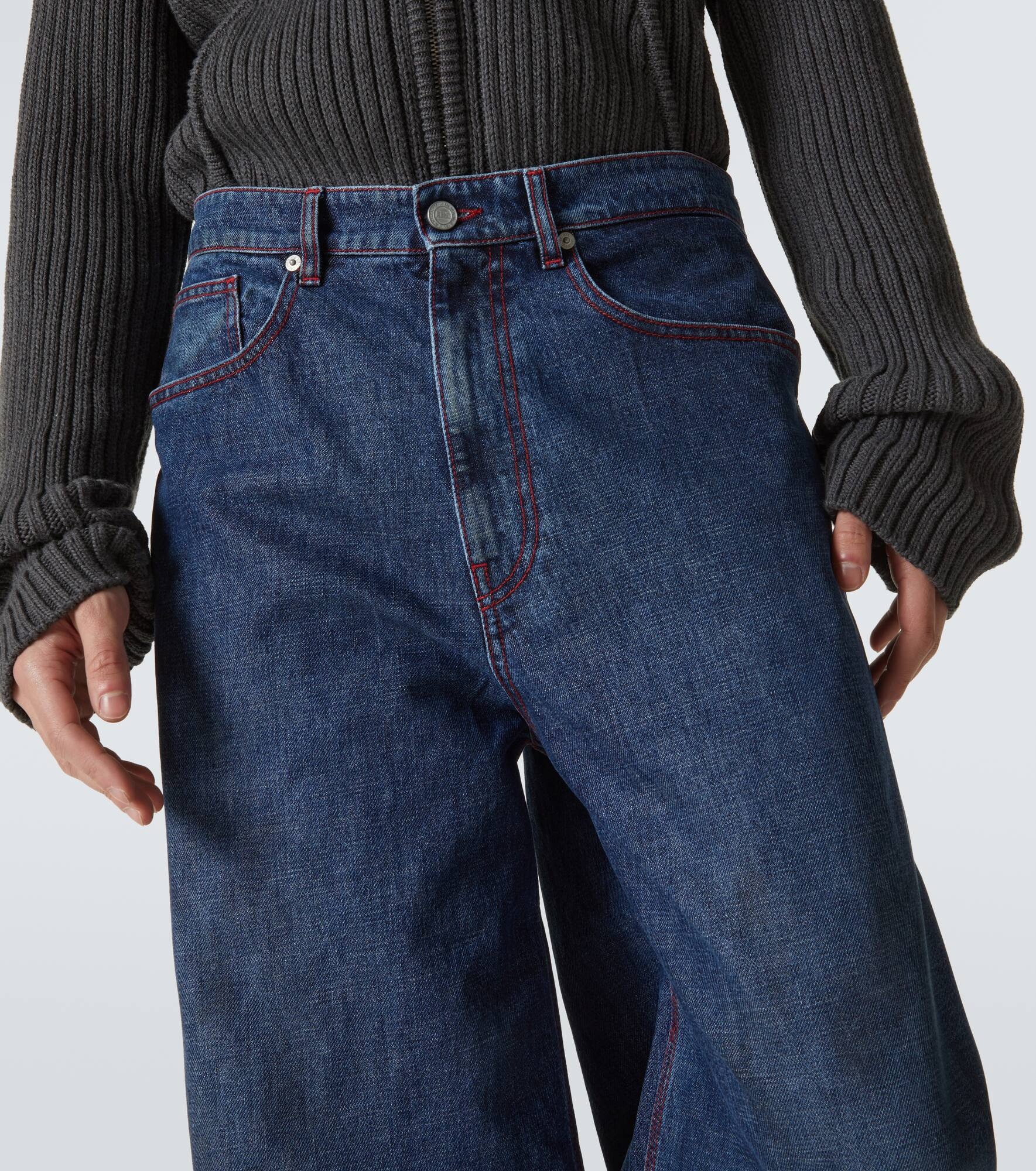 Indiana wide-leg jeans - 5