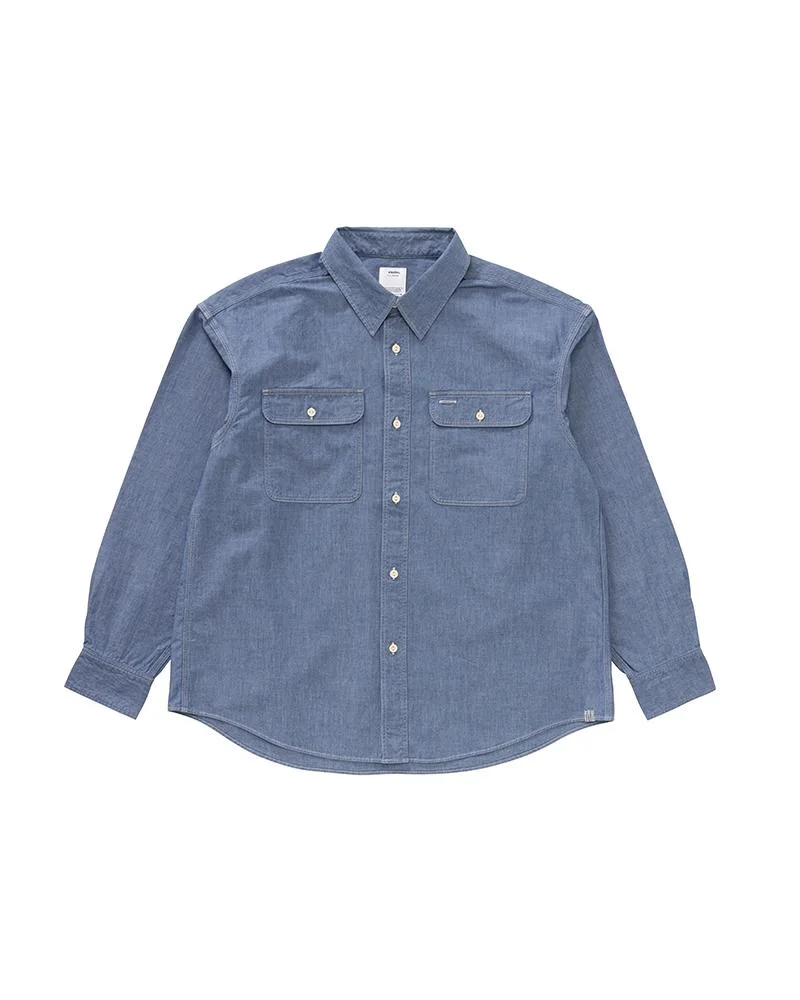 LANGER CHAMBRAY L/S INDIGO - 1