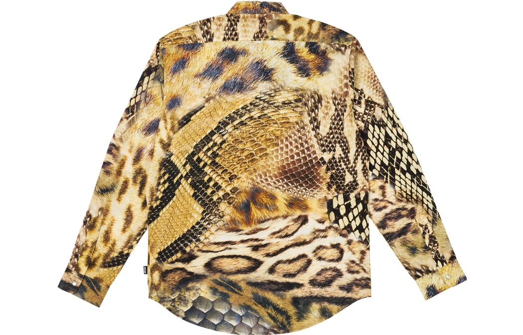 Palace Animal Print Shirt 'Yellow' P25SHT008 - 2
