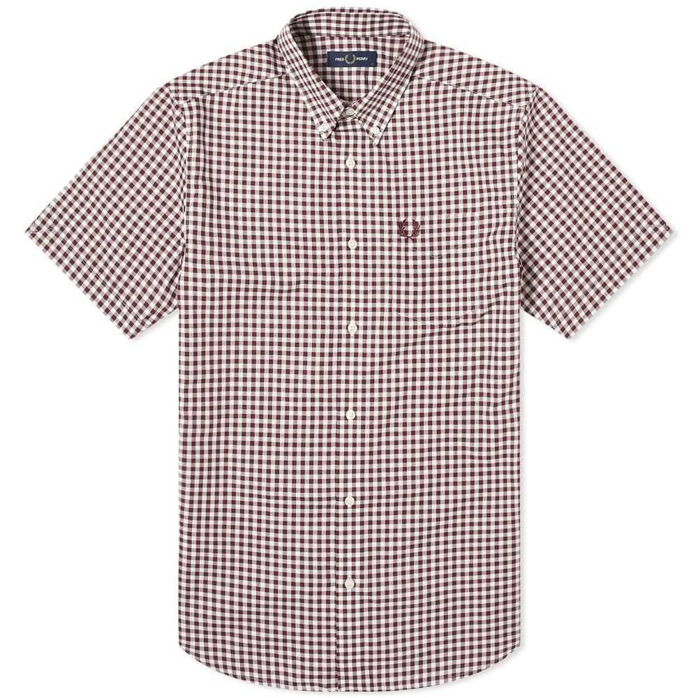 Fred Perry Authentic Short Sleeve Gingham Shirt - 1