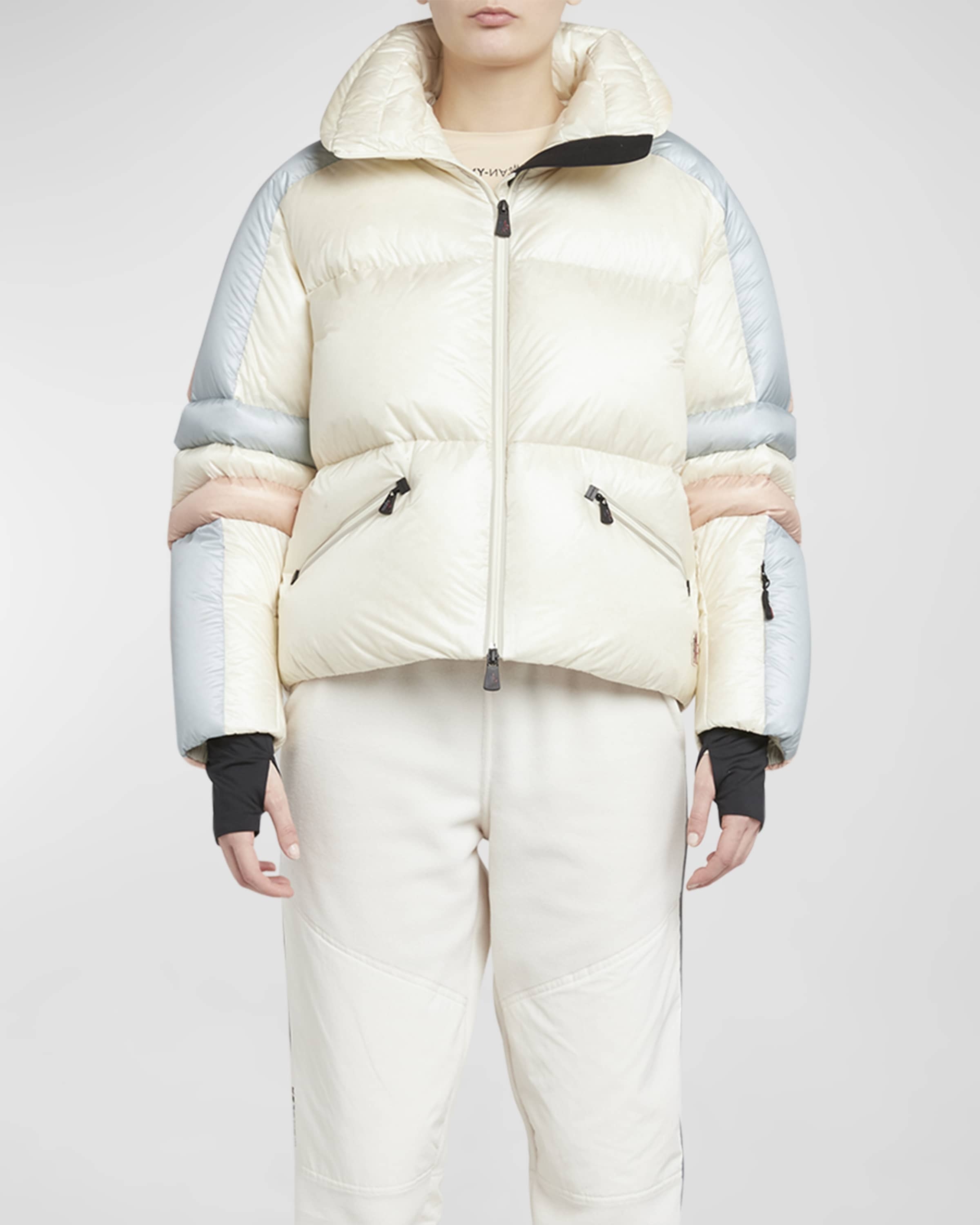 Mismi Colorblock Puffer Bomber Jacket - 2