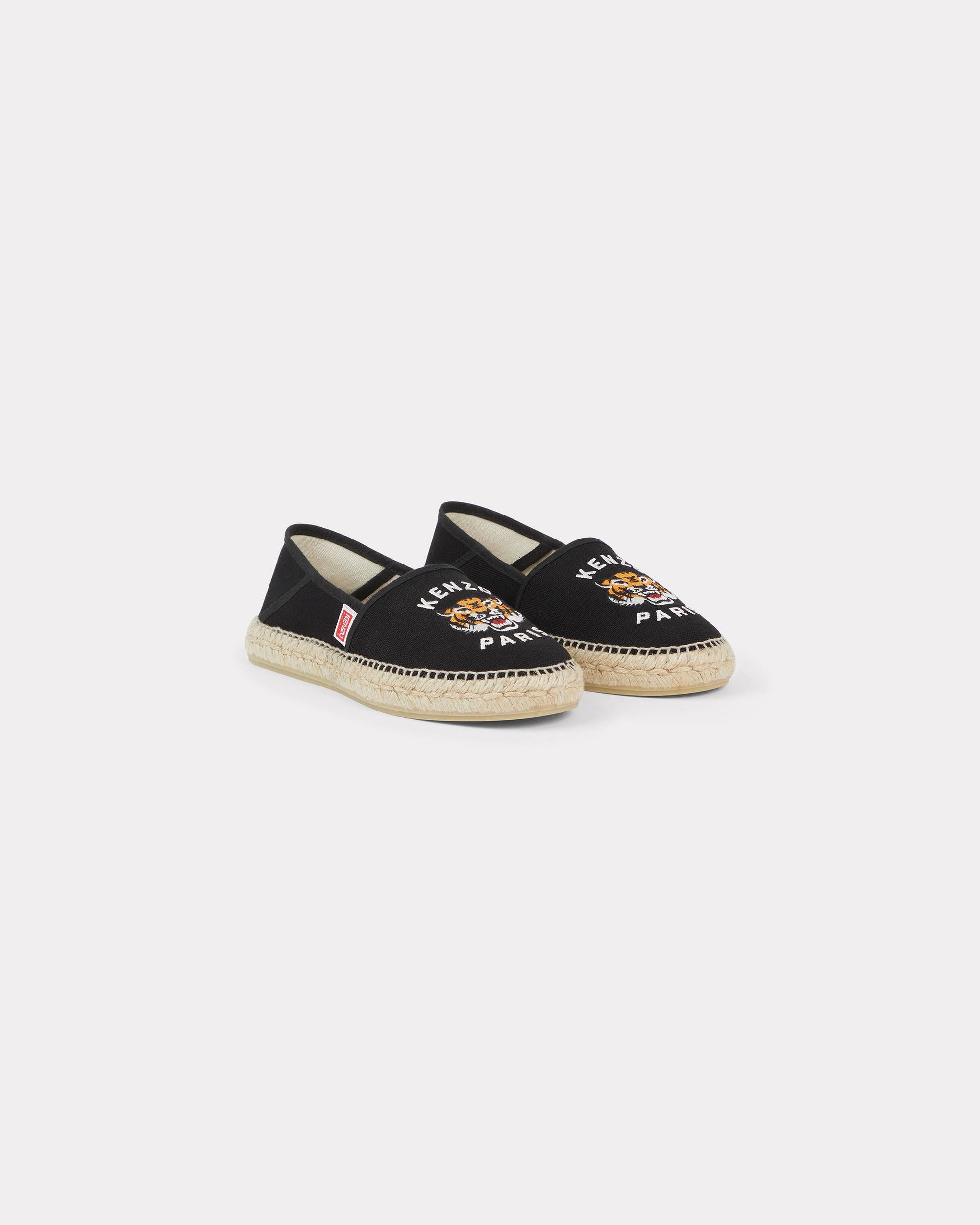 'KENZO Lucky Tiger' embroidered canvas espadrilles - 3