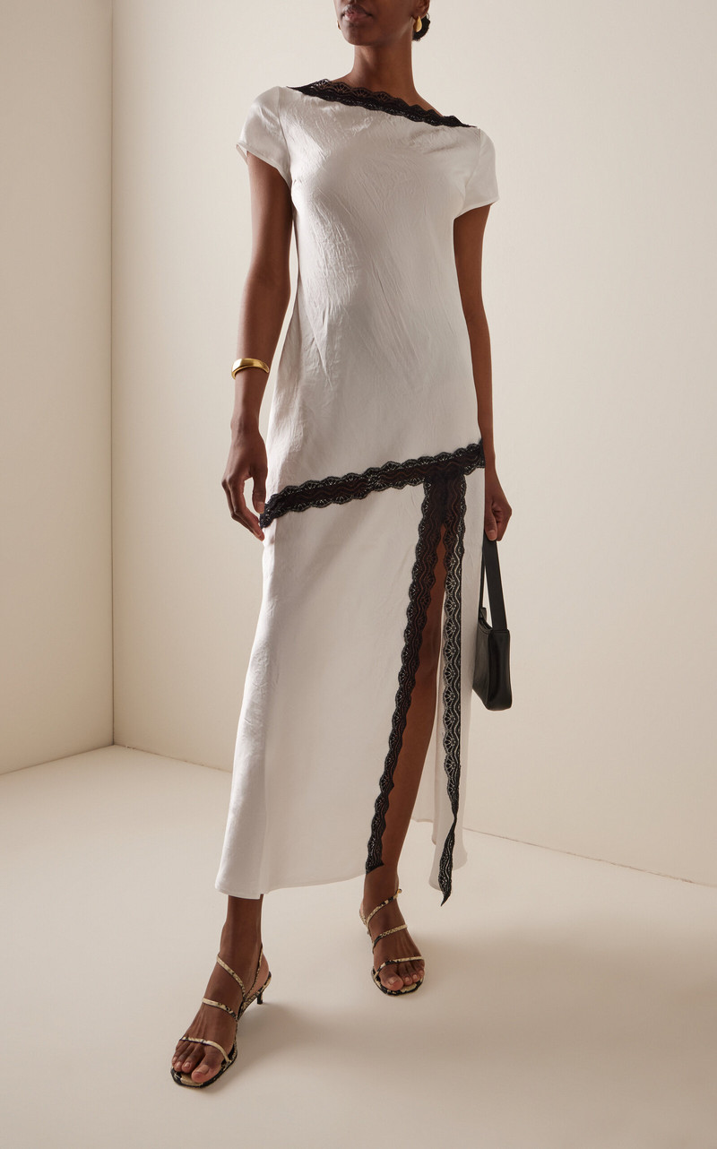 Exclusive Tee Satin Gown ivory 3