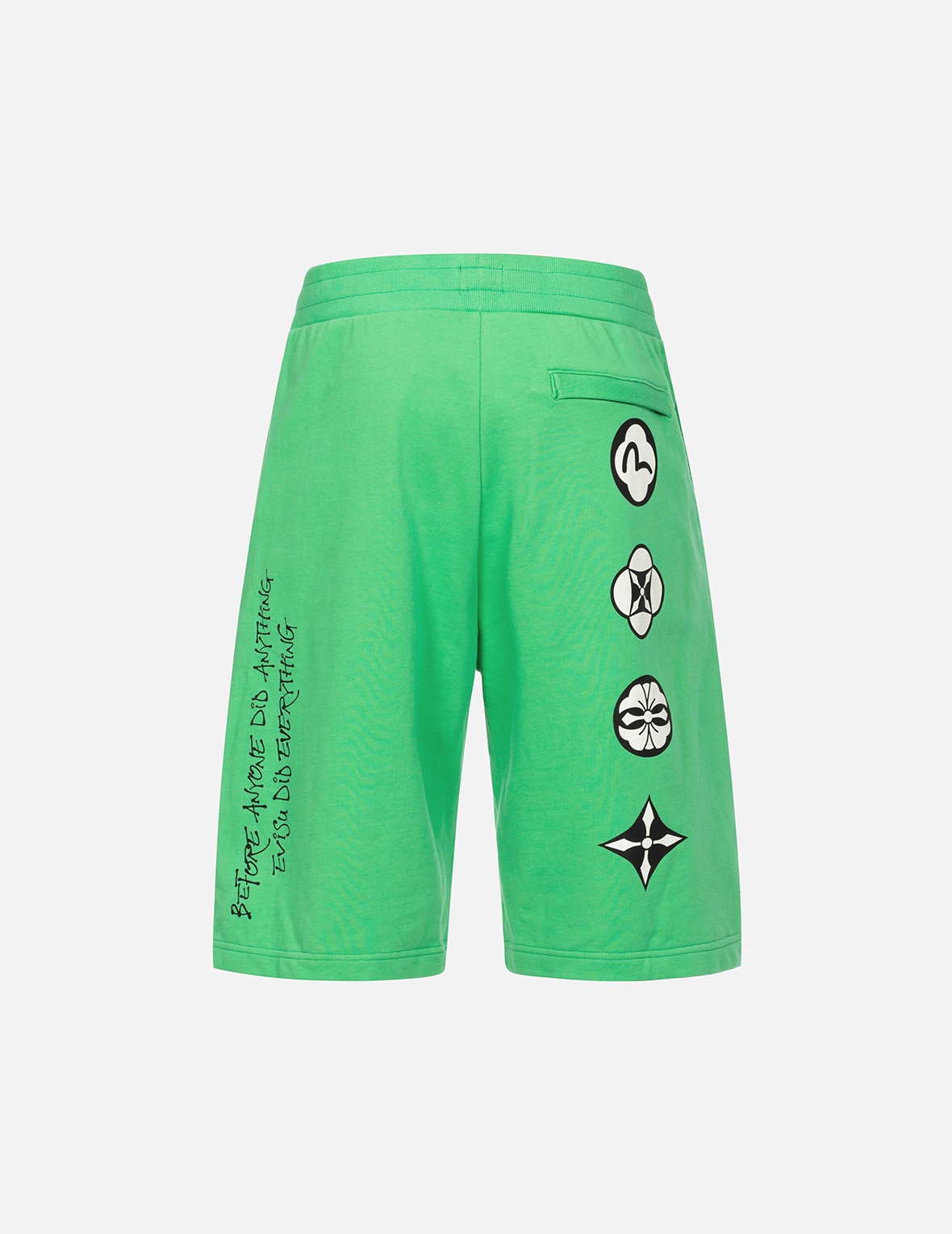 KAMON PRINT REGULAR FIT SWEAT SHORTS - 2