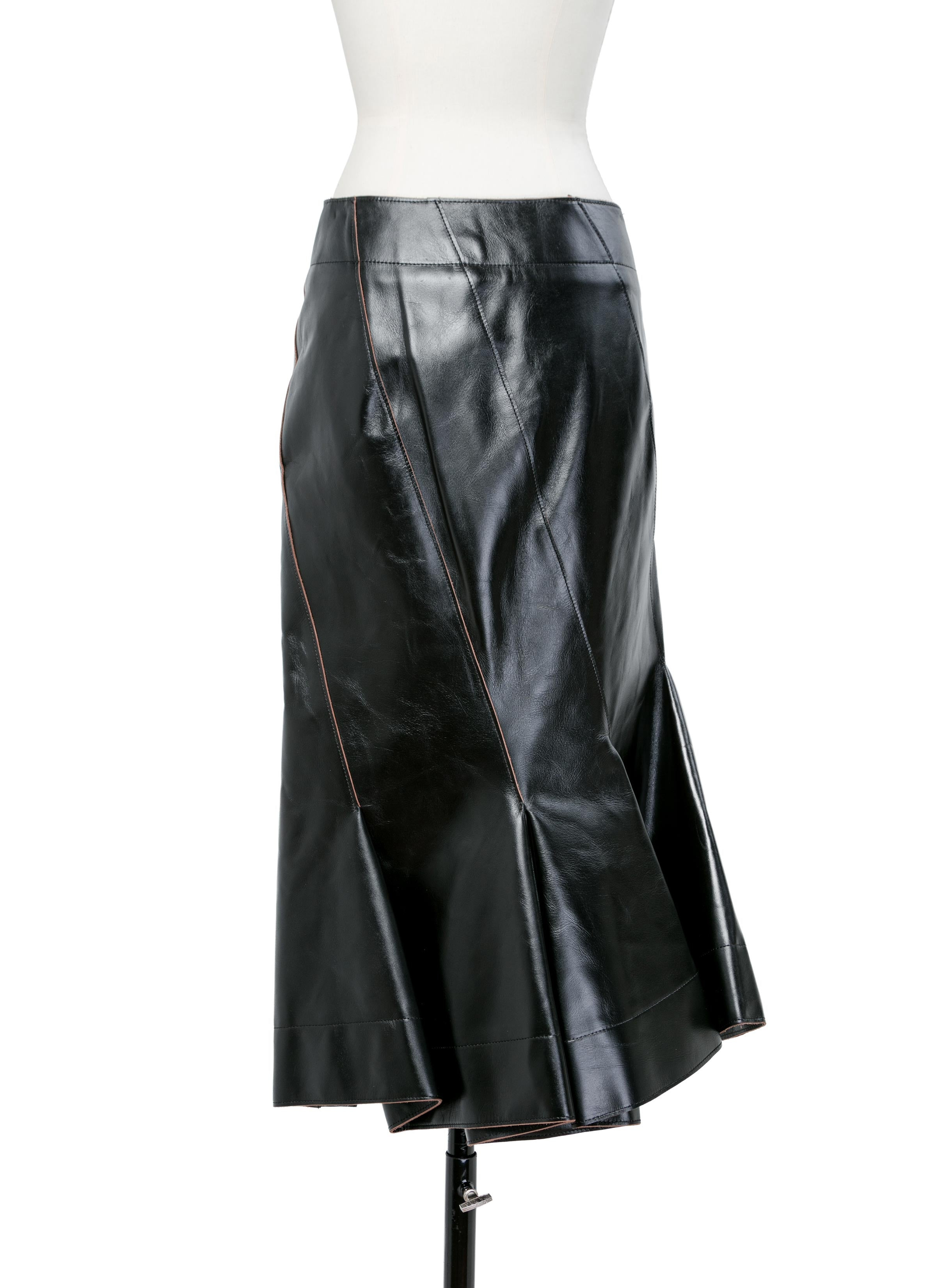 Leather Skirt - 3