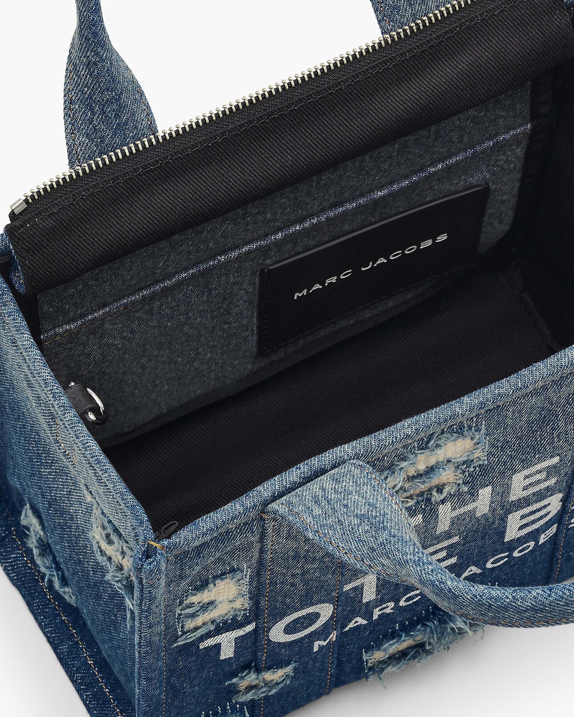 THE RIP AND REPAIR DENIM SMALL TOTE BAG - 6