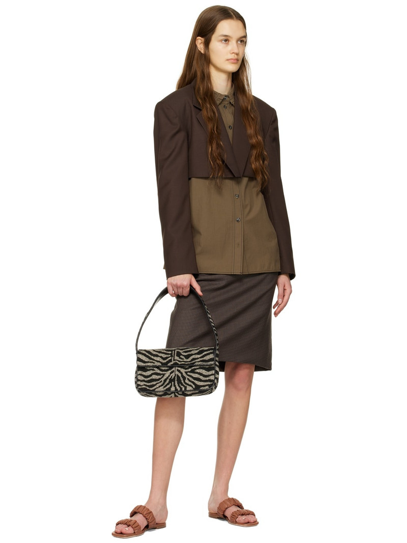 STAUD Brown Maya Sandals outlook