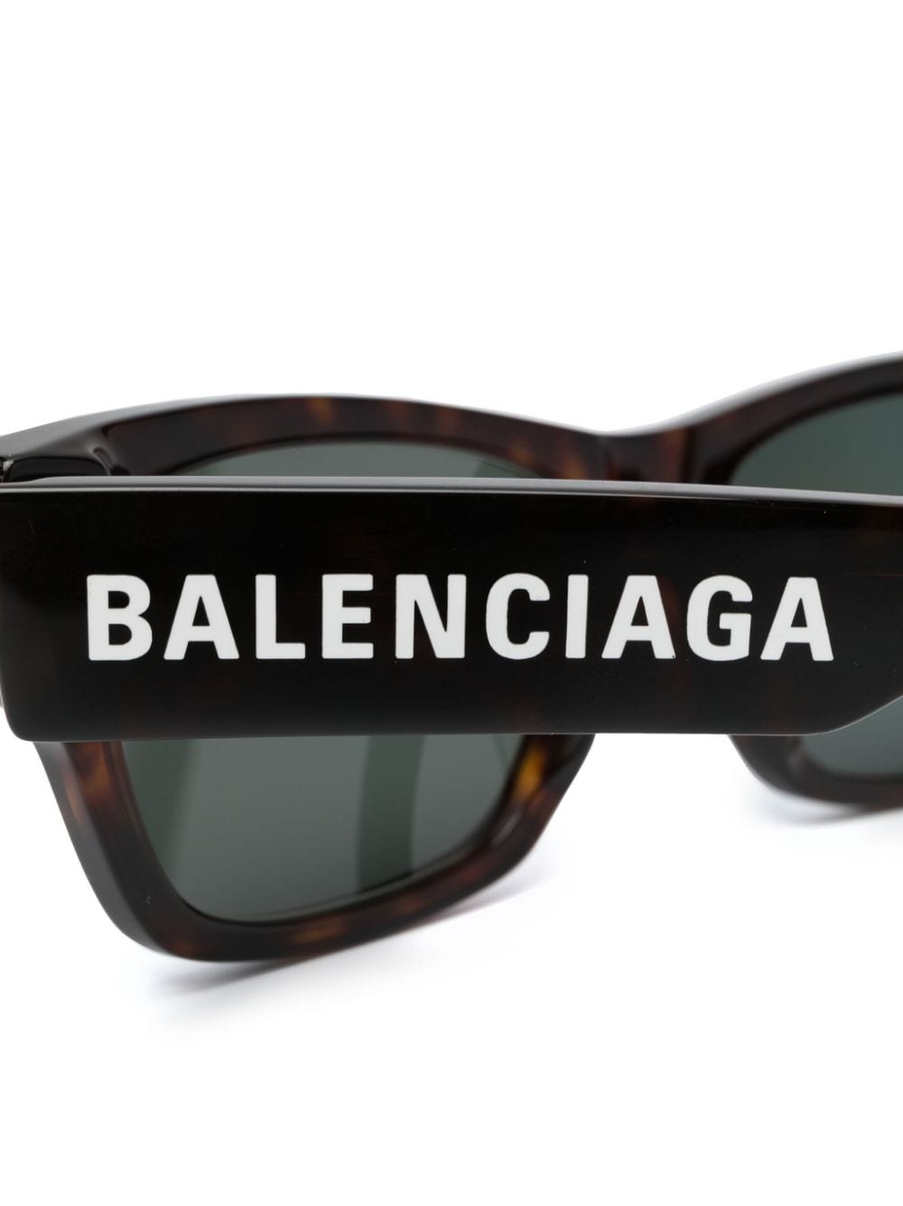 enamelled-logo square-frame sunglasses - 3