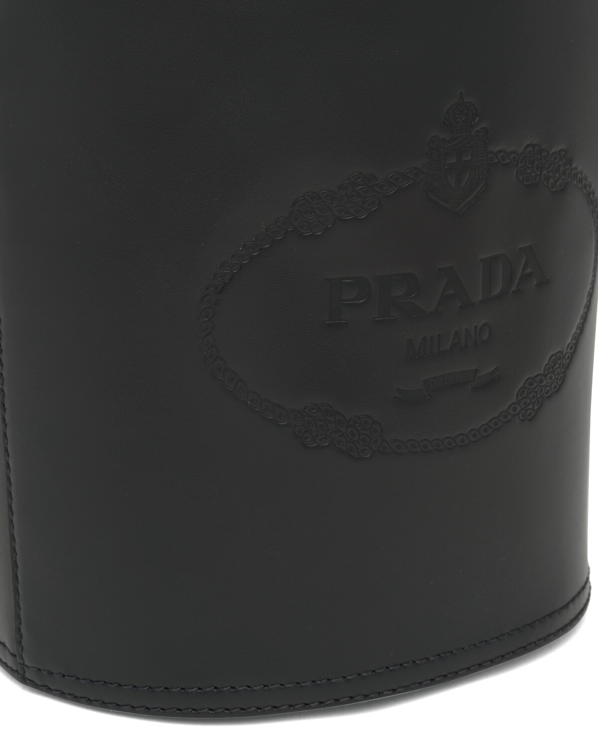 Leather Prada Tambour Bucket Bag - 6