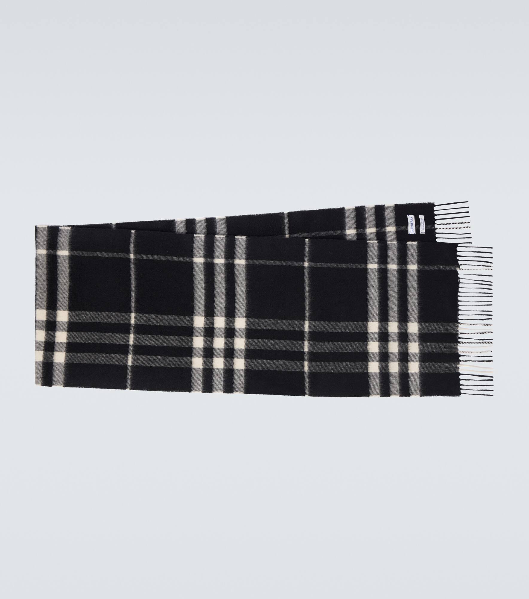 Burberry Check cashmere scarf - 1