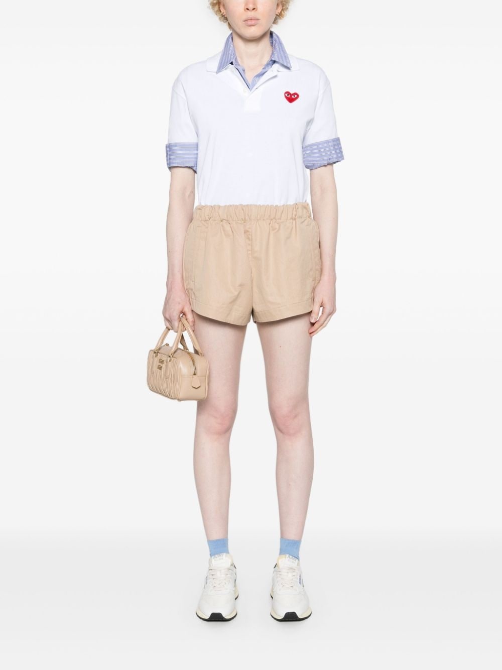 Heart-patch piqué polo shirt - 3