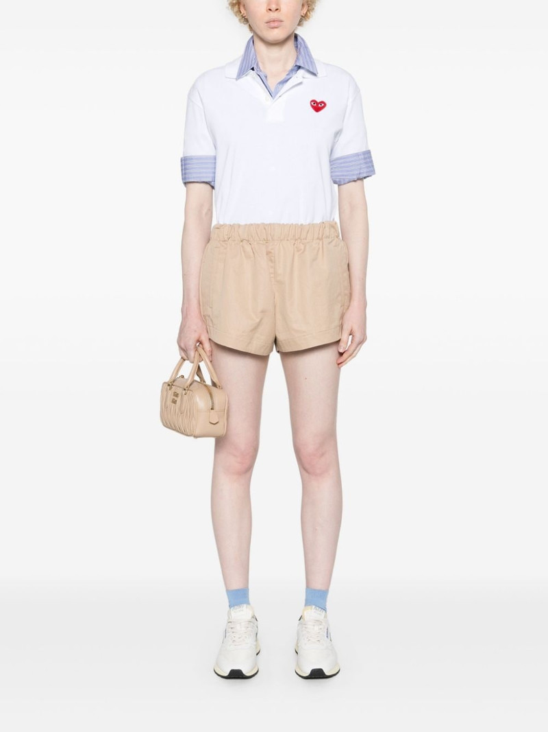 Comme des Garçons PLAY Heart-patch piqué polo shirt outlook