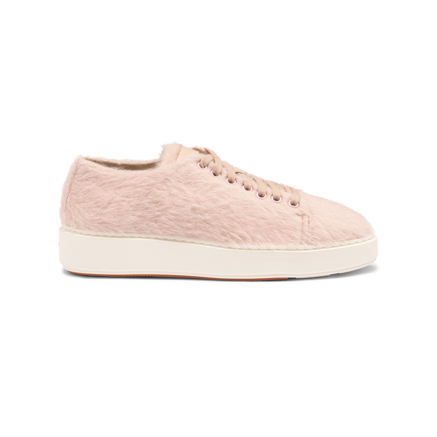 Women's pink wool sneaker - 1