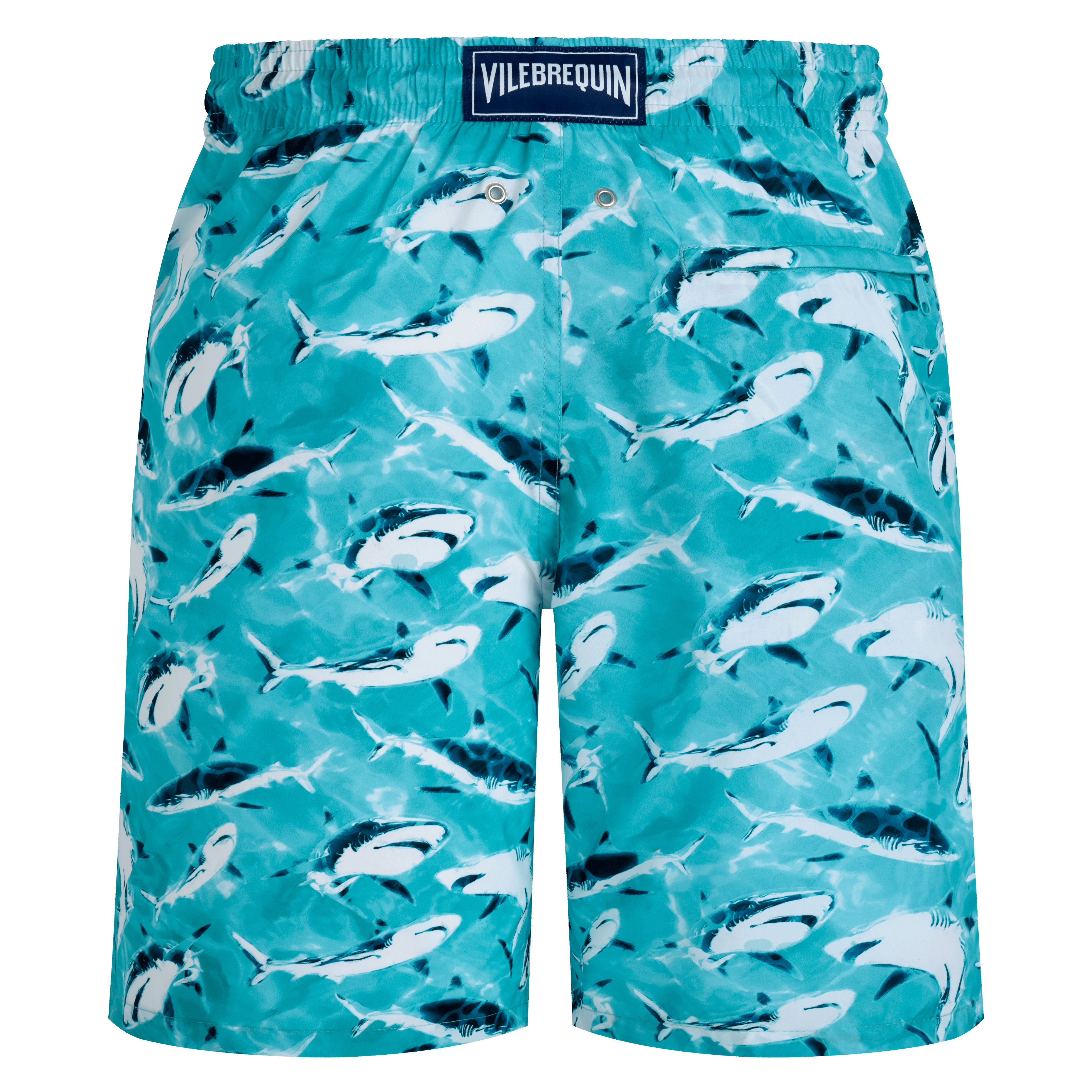Men Ultra-light and Packable Long Swim Trunks Requins - 2