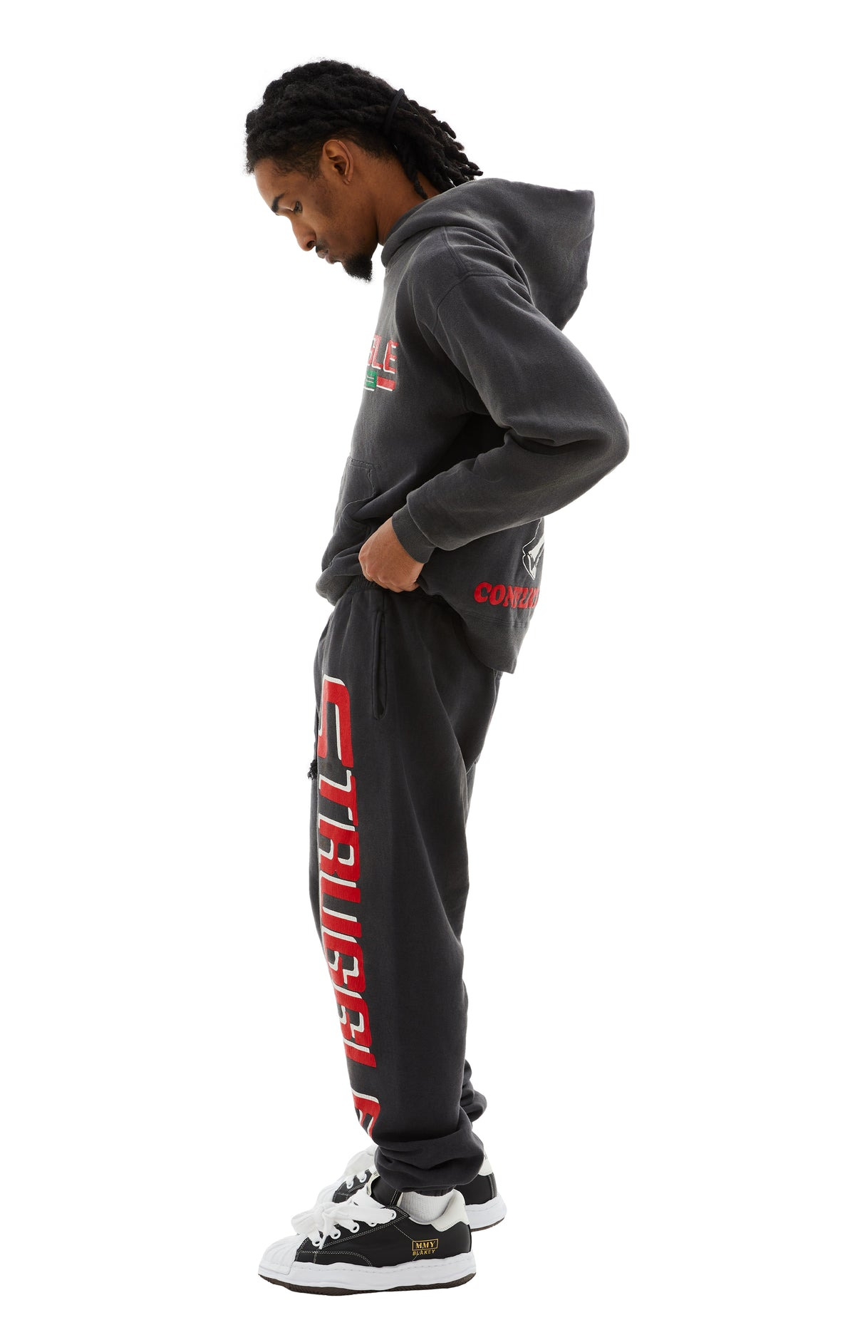 SAINT TEARS STRUGGLE SWEATPANTS (BLACK) - 2
