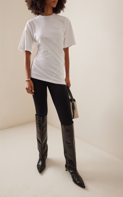 Totême Twisted Organic Cotton Jersey Tee white outlook