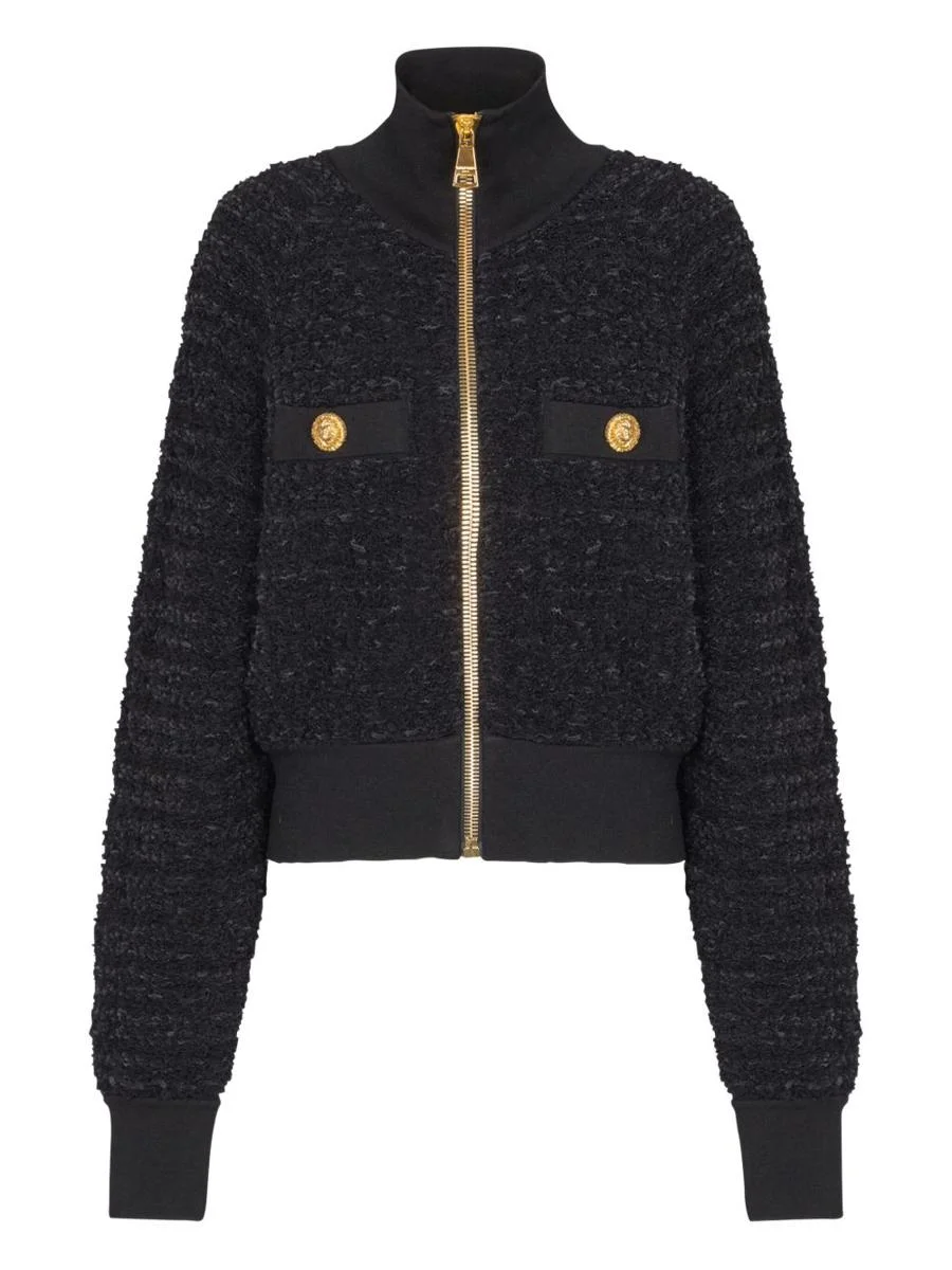 Balmain Zipper Bomber Jacket - 1