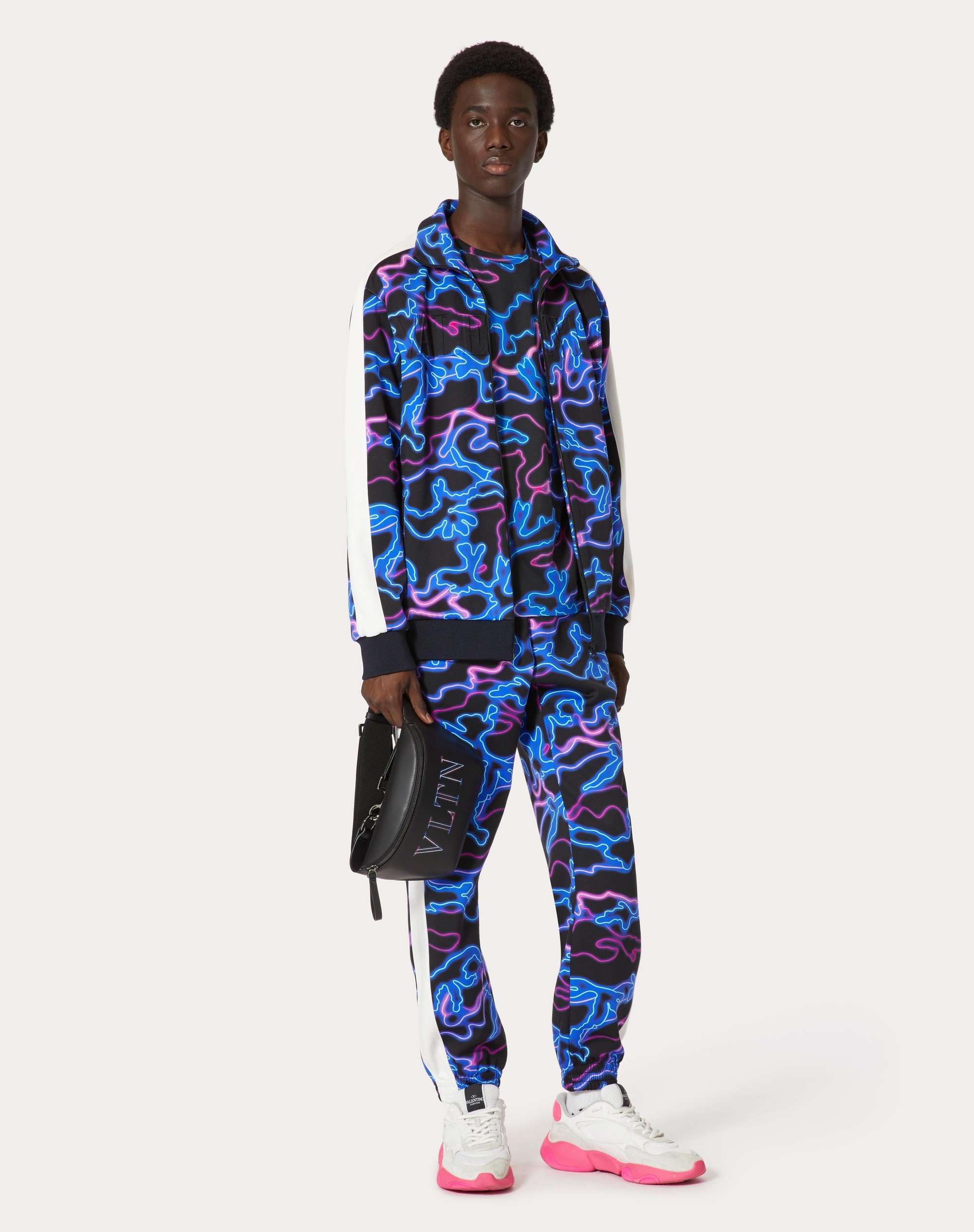 VLTN NEON LEATHER BELT BAG - 6