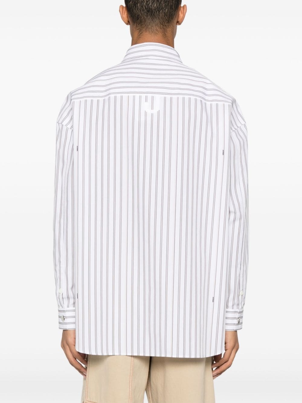 striped cotton shirt - 4