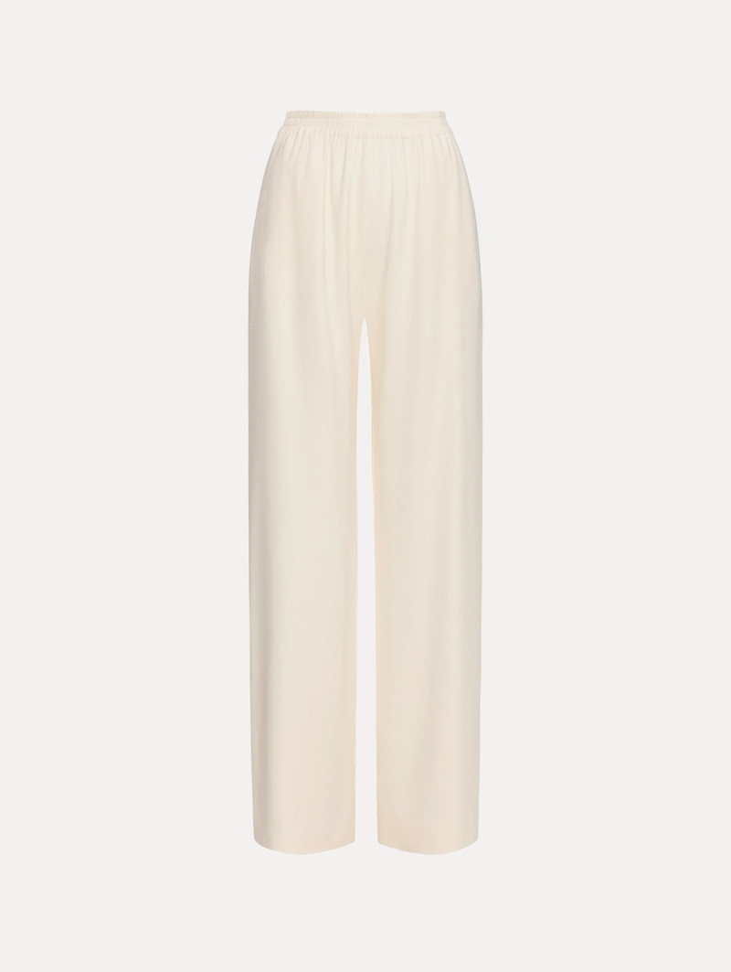 SILK GEORGETTE WIDE LEG PANT 1
