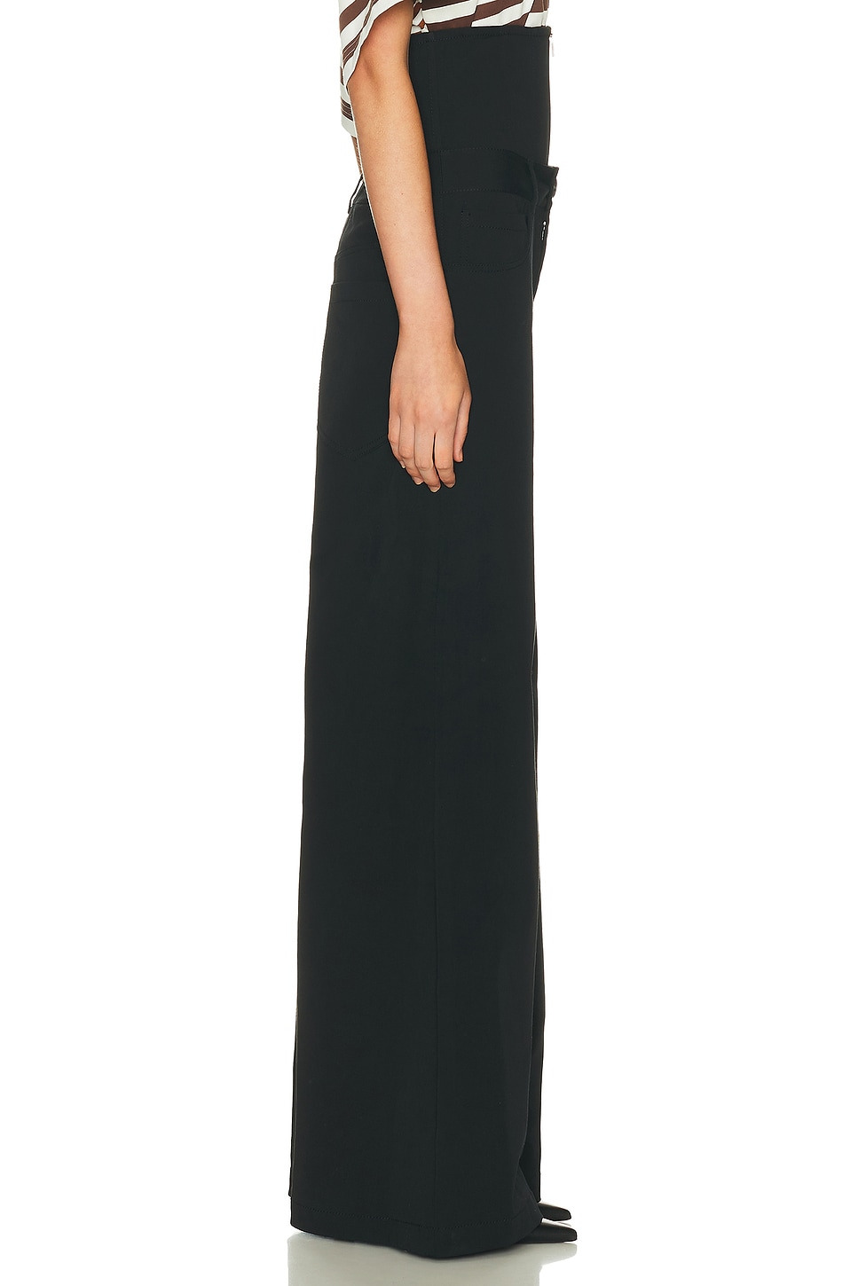 Corseted Wide Leg Trouser - 3