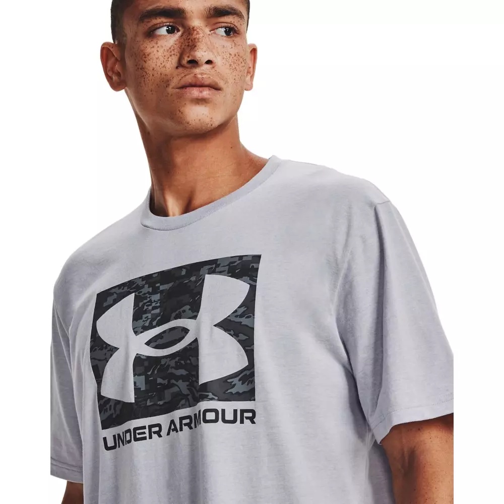 Men's ABC Camo Boxed Logo Tee - Black - 4