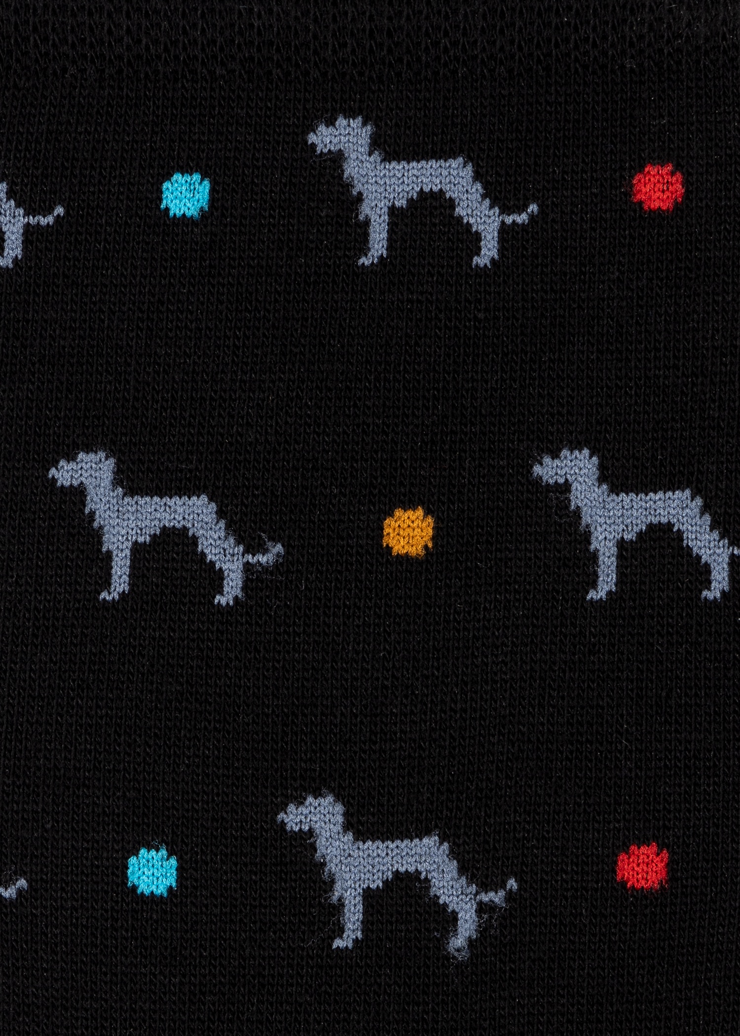 Black Cotton-Blend 'Whippet' Socks - 3