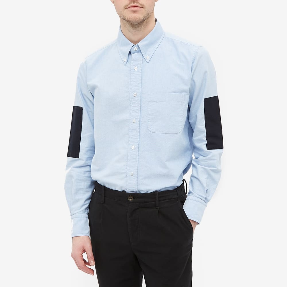 Thom Browne Elbow Patch Button Down Oxford Shirt - 4