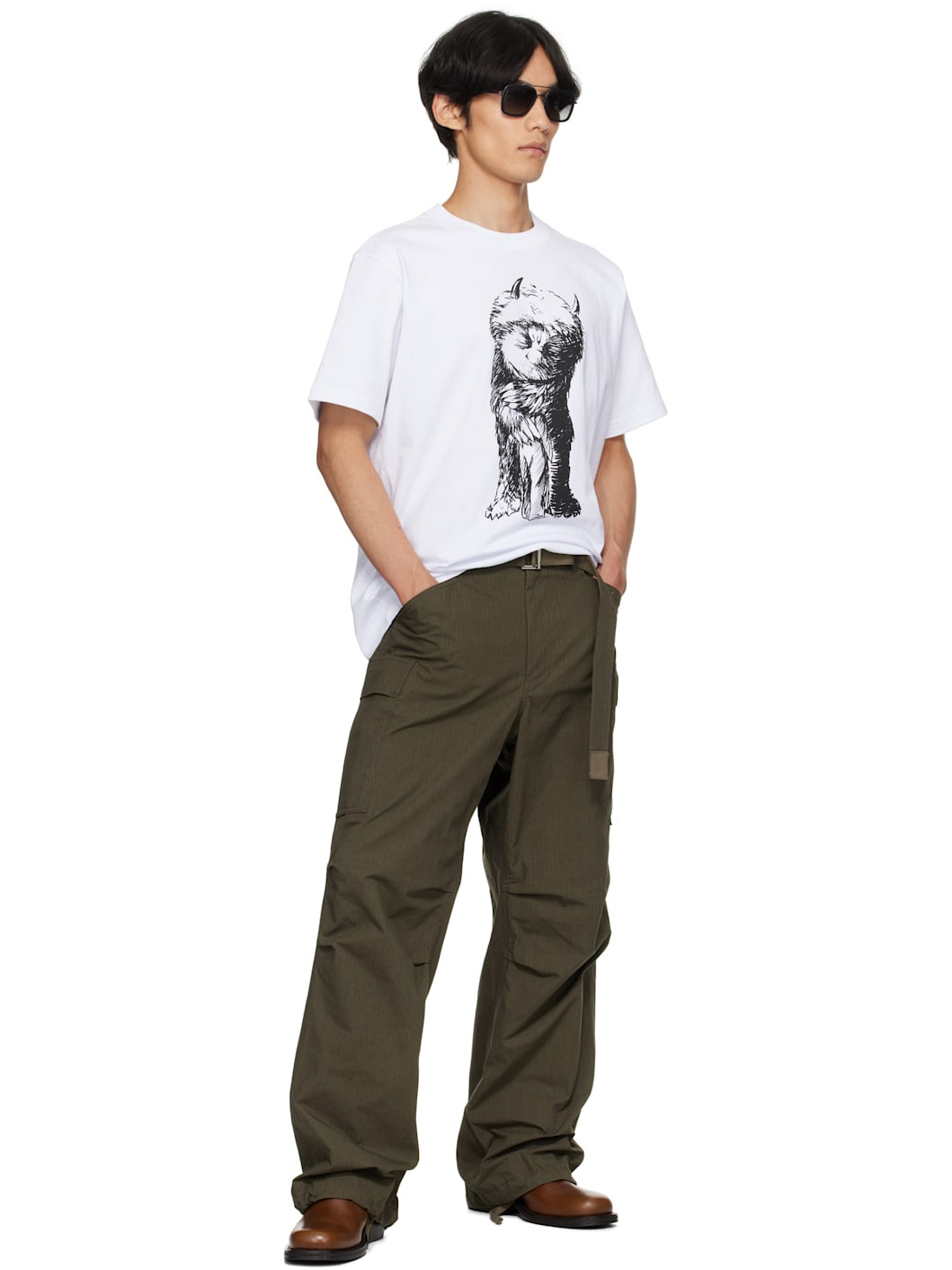 Khaki Ripstop Cargo Pants - 4