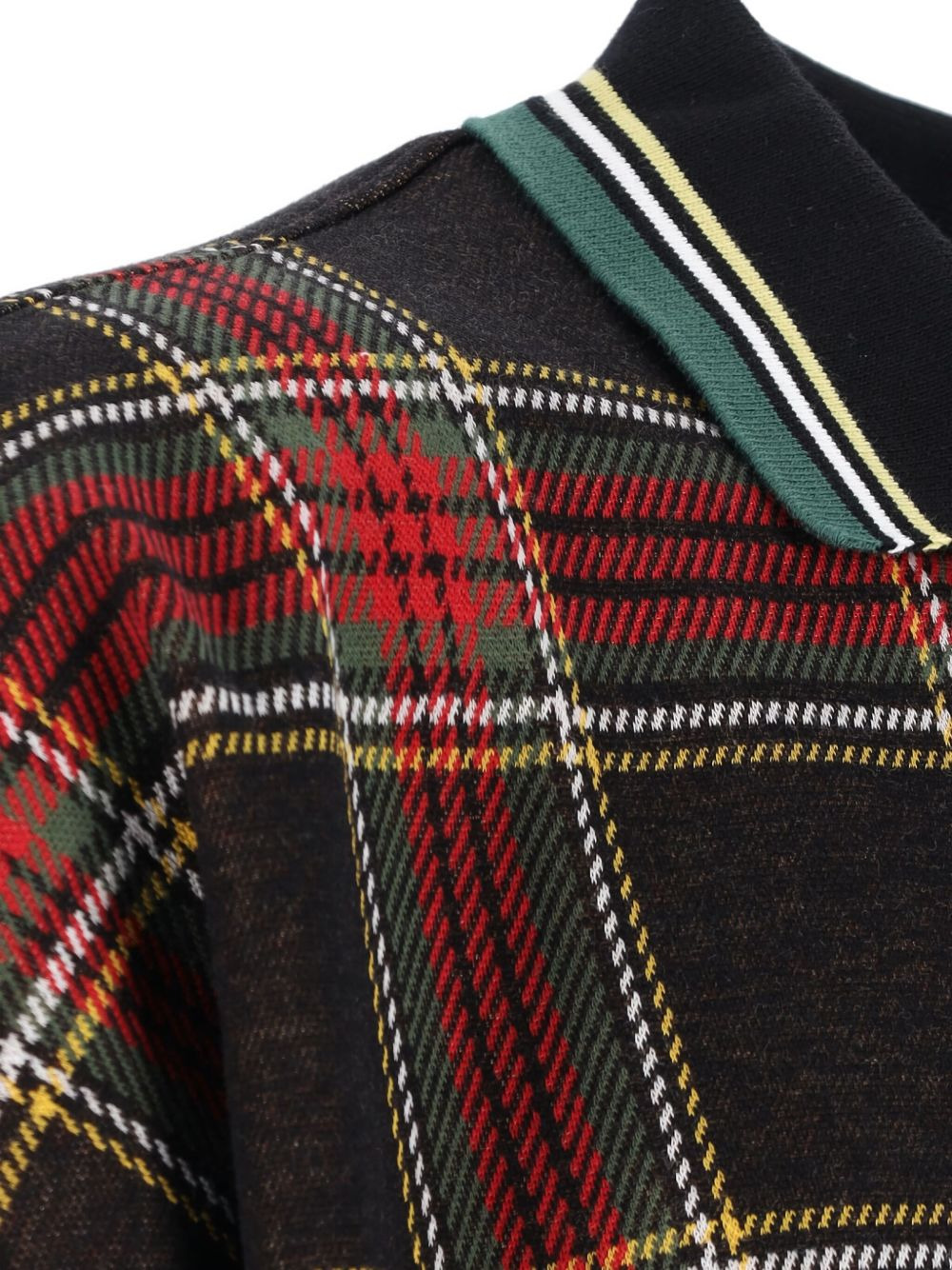 tartan-plaid polo shirt - 4