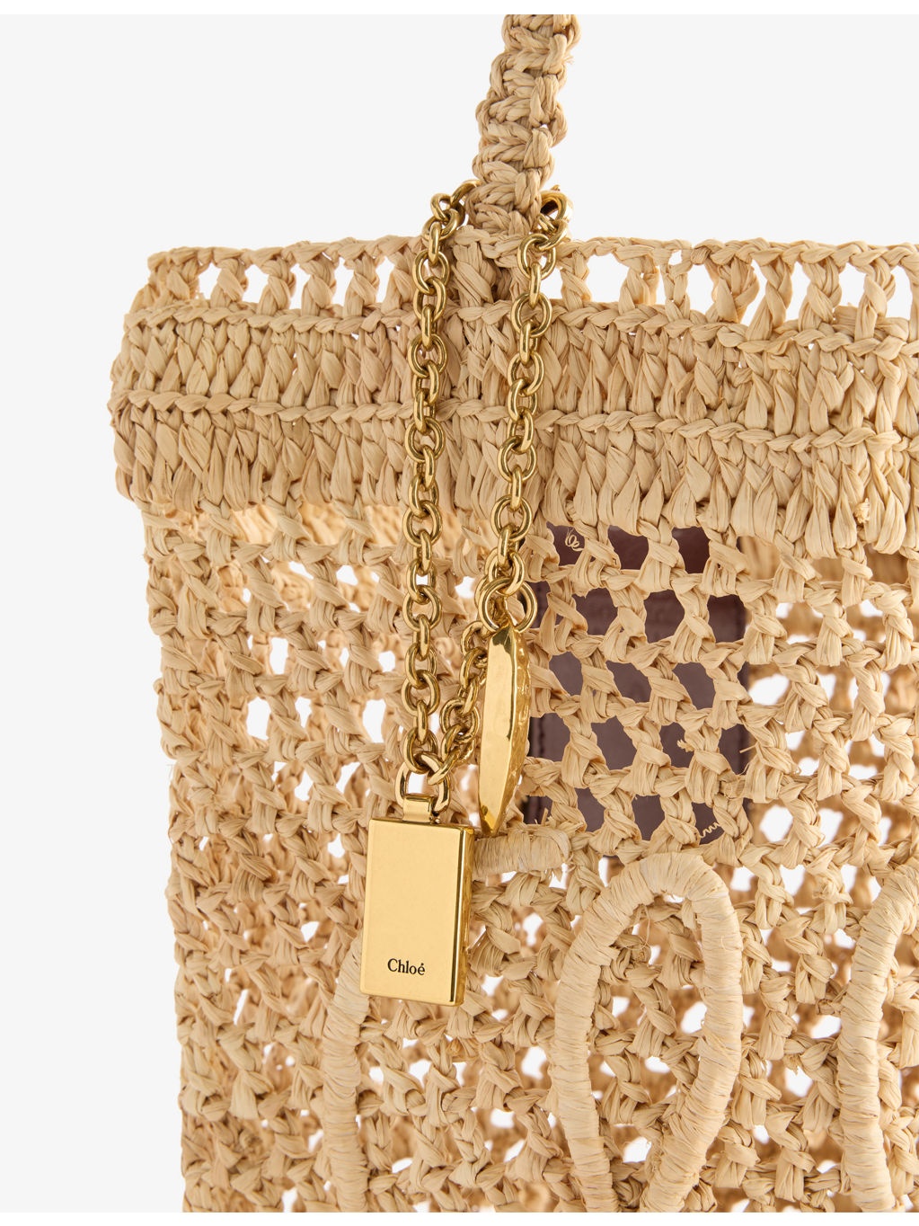 Summer Banana Small Raffia Tote Bag - 3