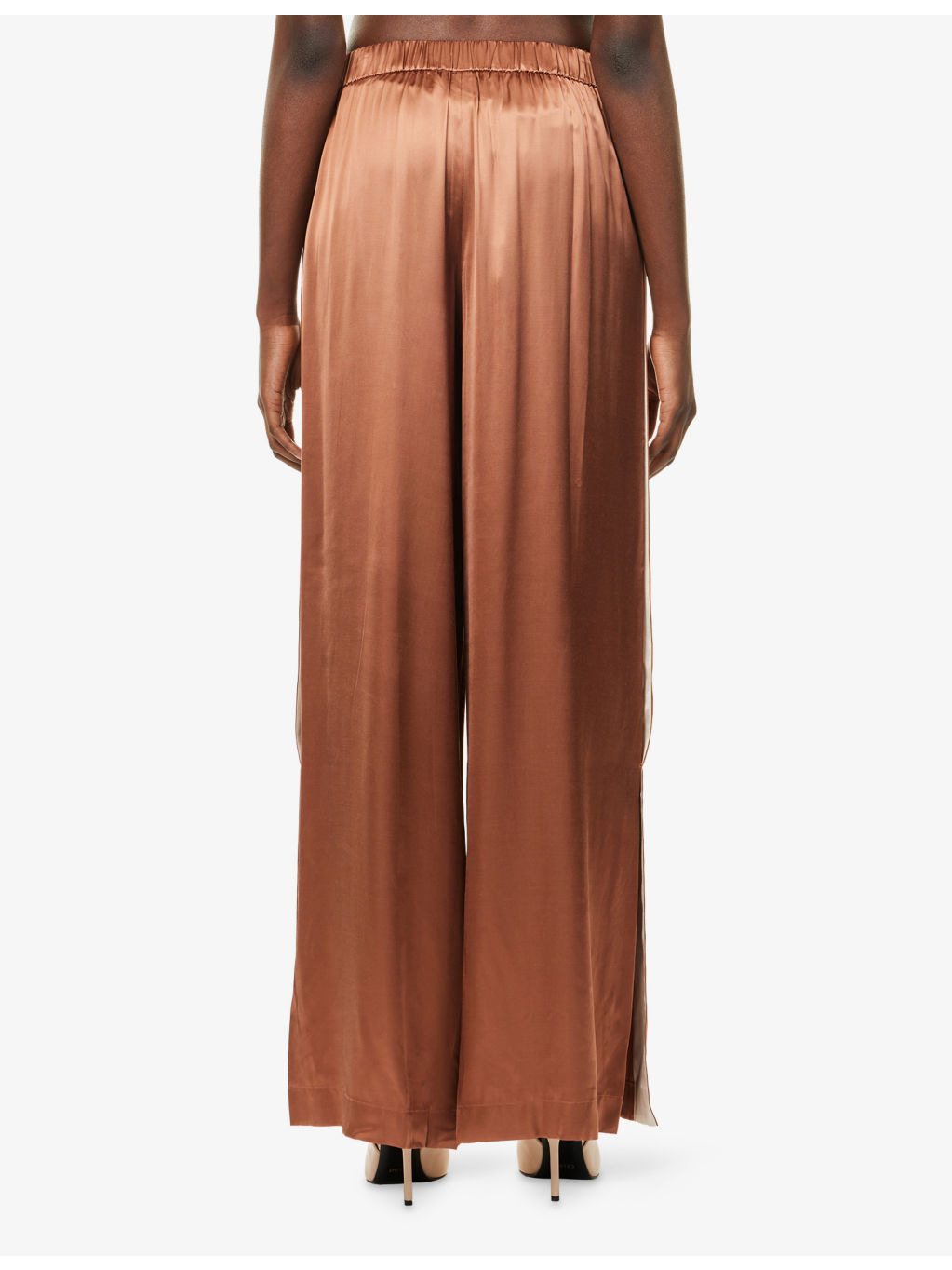 Eve Wide-Leg Woven Pyjama Bottoms - 4