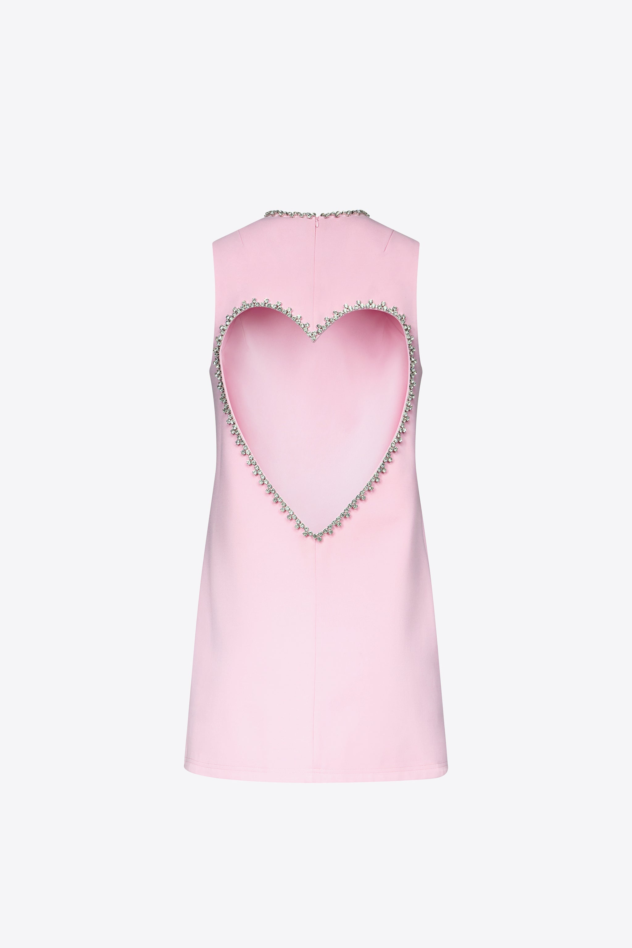 CRYSTAL HEART BACK DRESS - 2