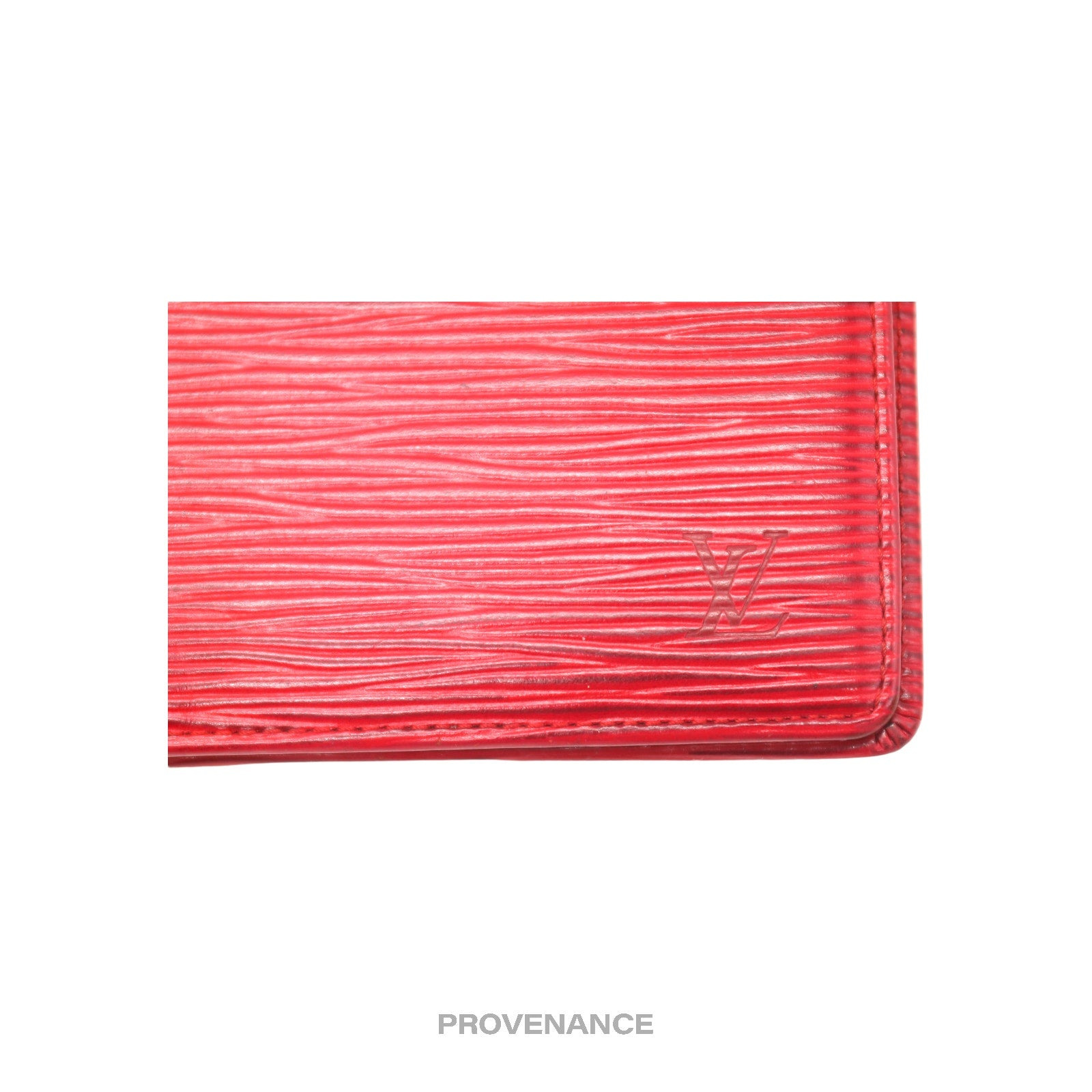 Louis Vuitton 6CC Bifold Wallet - Red Epi Leather - 6