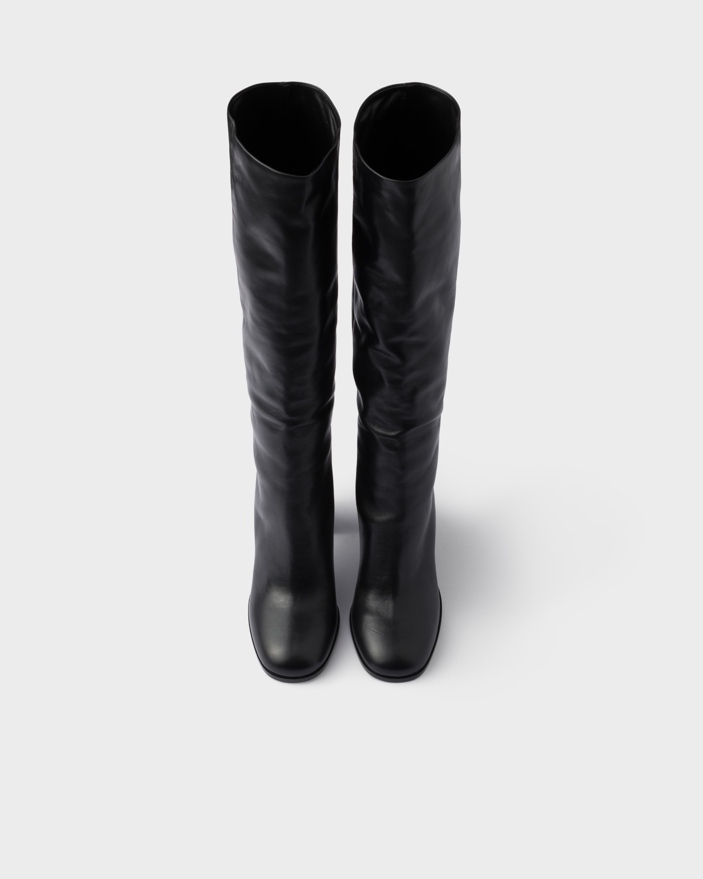 Heeled leather boots - 3