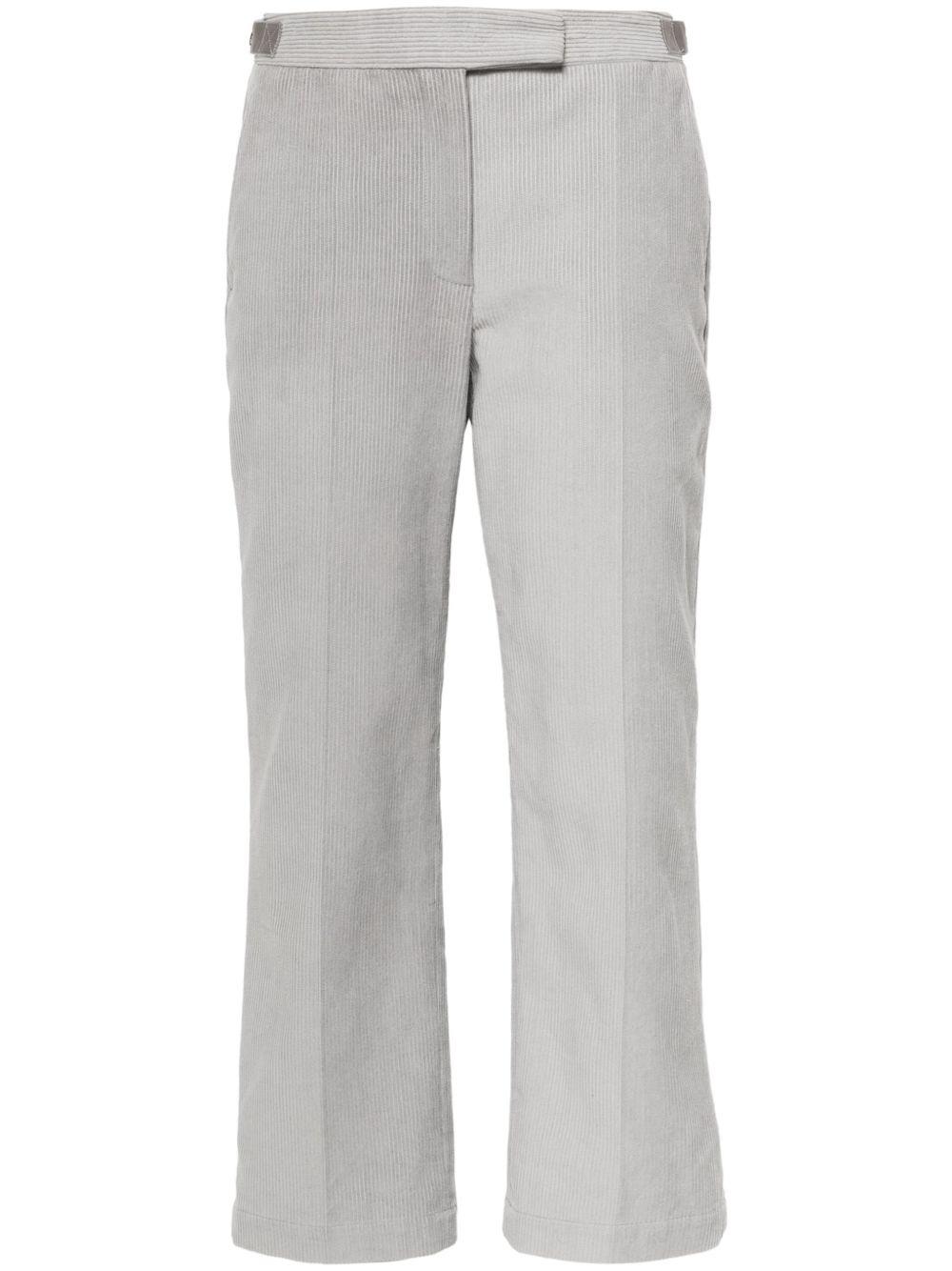 corduroy cotton cropped trousers - 1