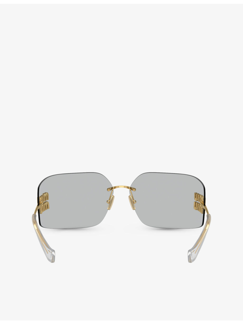 MU 54YS square-frame metal sunglasses - 4