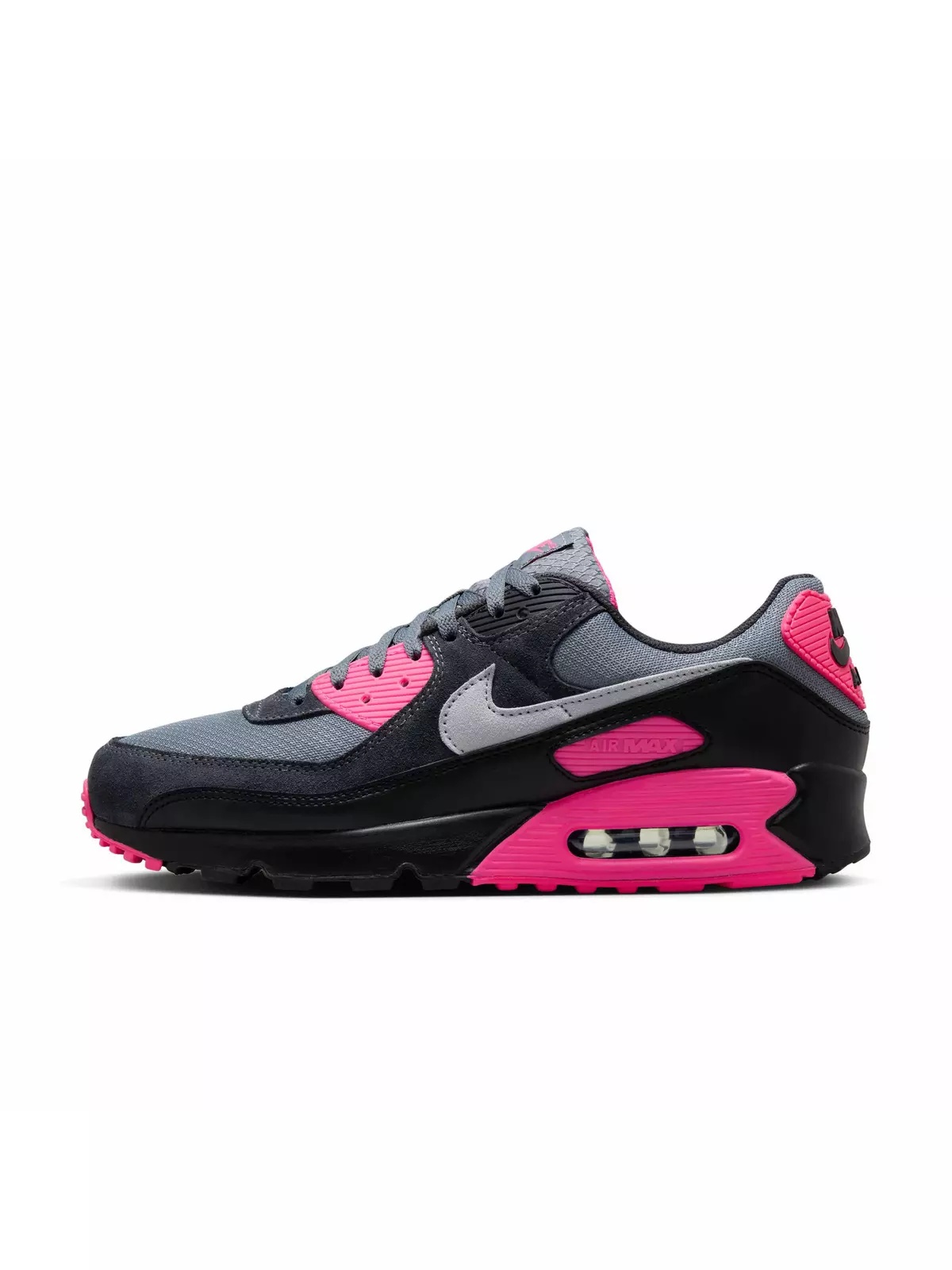 Air Max 90 "Cool Grey/Hyper Pink/Black/Wolf Grey" Men's Shoe - 2
