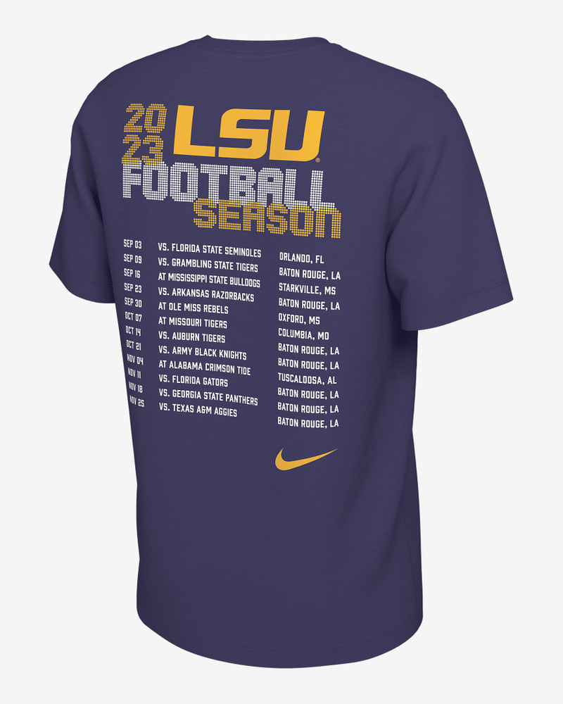 Nike LSU Schedule Nike Men's College T-Shirt outlook