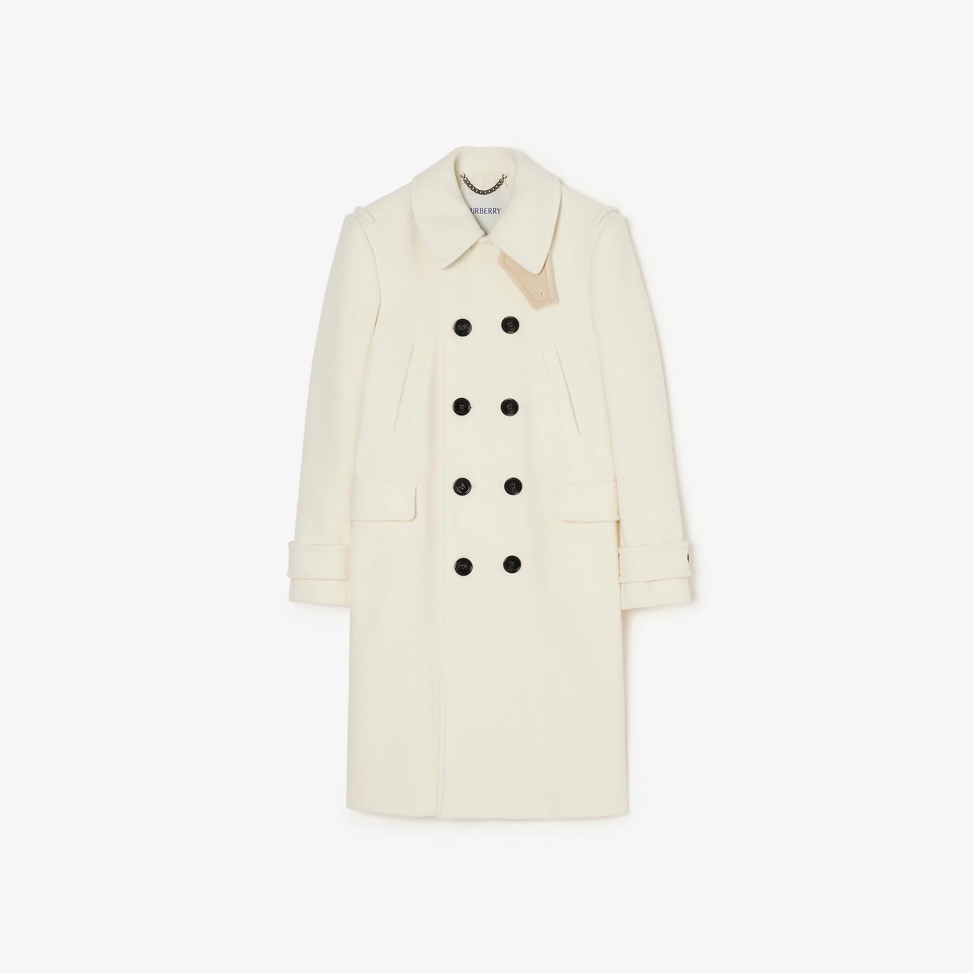 Wool Blend Pea Coat - 1