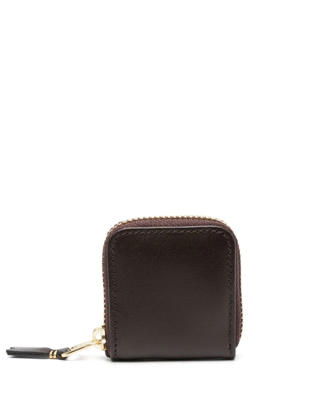 zipped leather wallet - 1