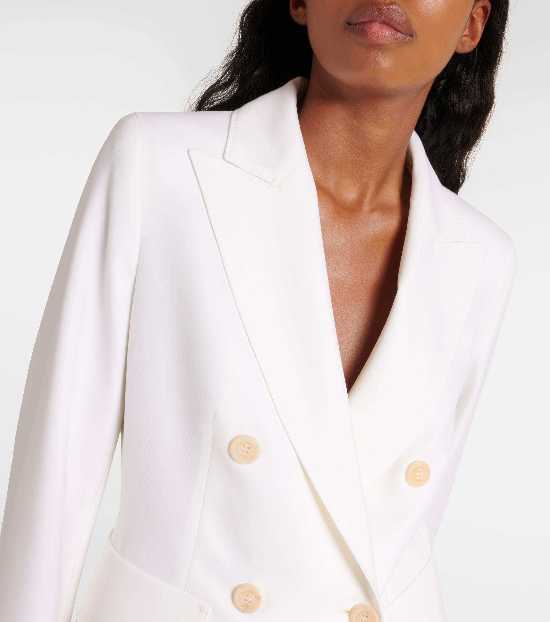 Osanna virgin wool gabardine blazer - 4