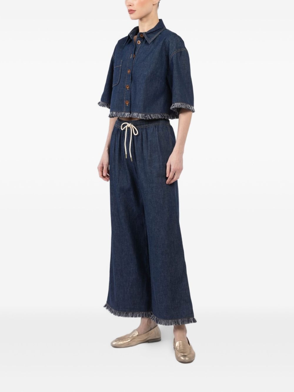 Rhiannon frayed-hem jeans - 2
