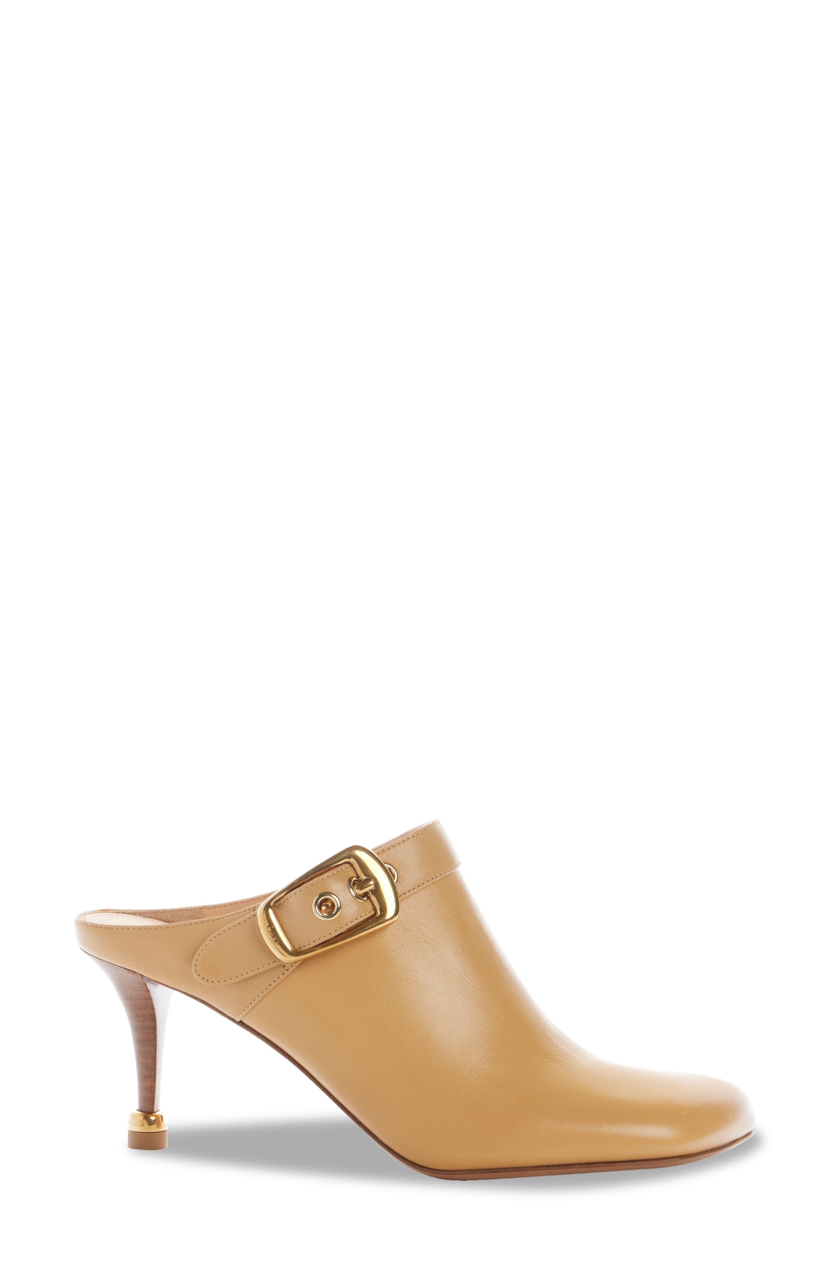 Chloé Andrea Buckle Detail Mule in Sandy Brown at Nordstrom - 3