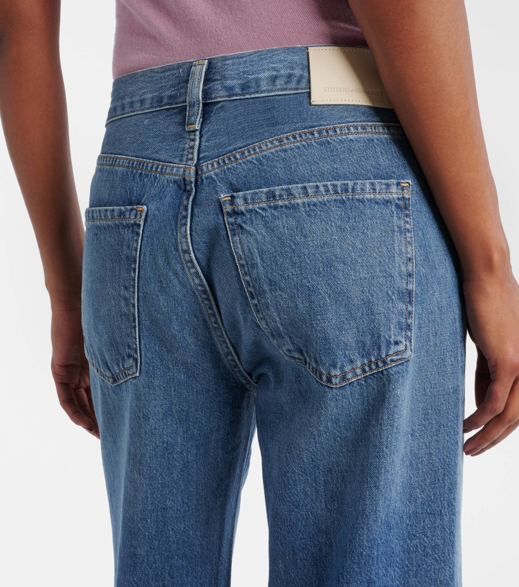Annina high-rise wide-leg jeans - 6