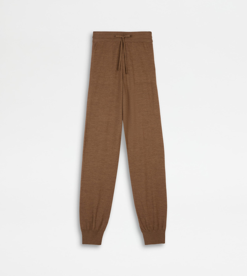 PANTS IN KNIT - BROWN 1