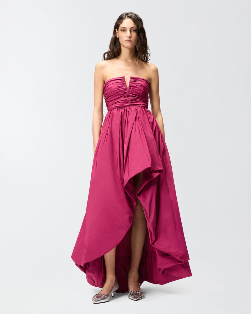 LONG, ELEGANT TAFFETA DRESS 3