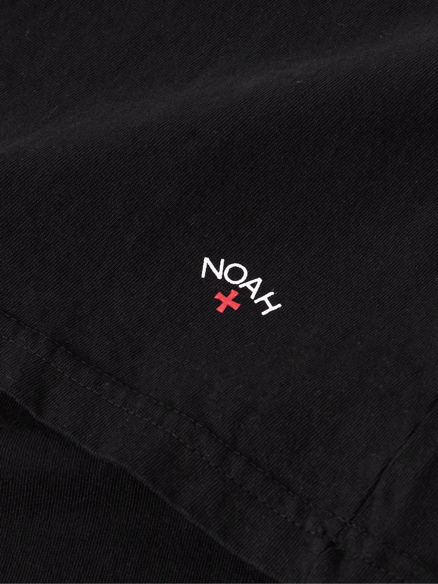 Logo-Print Recycled Cotton-Jersey T-Shirt Black - 4
