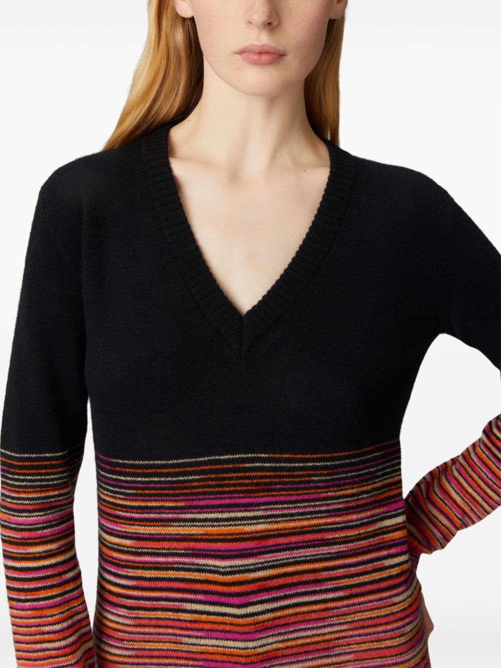 dégradé-effect cashmere sweater - 4